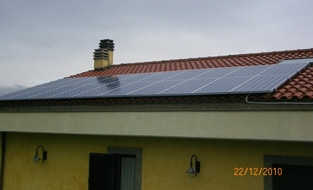 Impianto fotovoltaico Ciampino 3,6 KWP