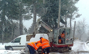 Emergenza neve lazio - febbraio 2012