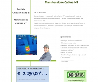 SERVIZIO DI MANUTENZIONE CABINE MT