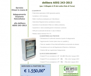 SERVIZIO DI ADEGUAMENTO 243